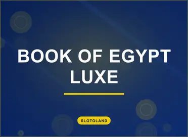 Book Of Egypt Luxe